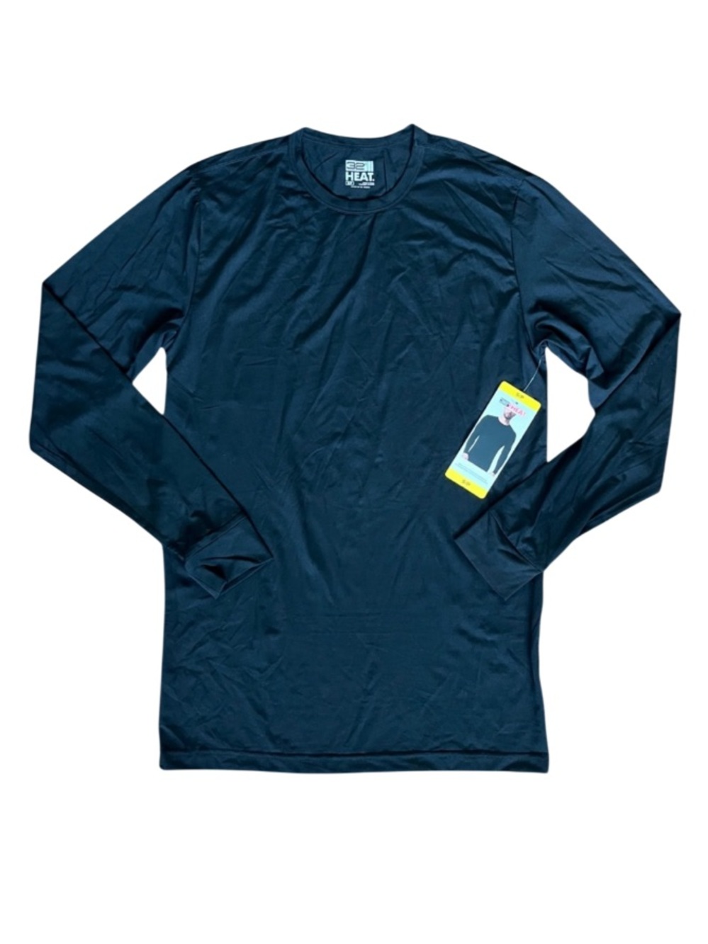 NWT 32 Degrees Men’s Eco Heat Long Sleeve Baselayer Top Black Small
